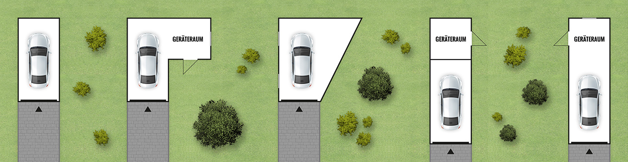 Grundrisse Garagen