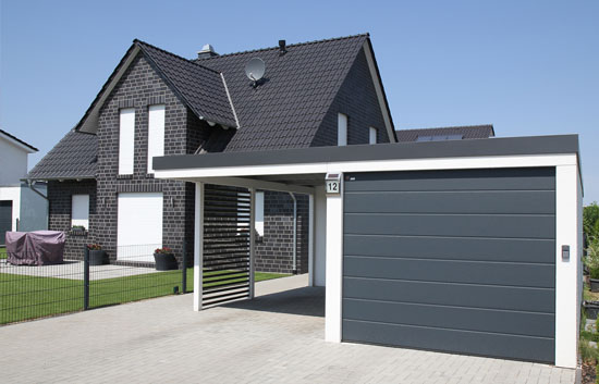 Kombination Garagen/Carport